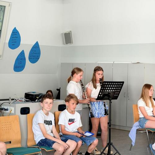 Abschluss des Projektes Wasser - 1a Klasse - SJ2526
