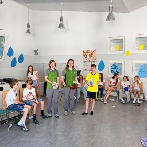 Abschluss des Projektes Wasser - 1a Klasse - SJ2526