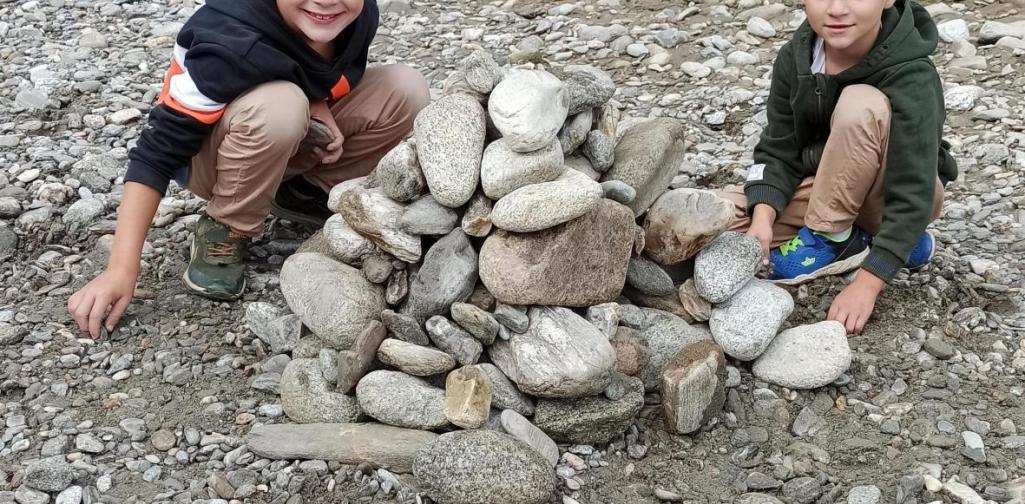 Steinmännchen - MINT Stabilität Mauerbau